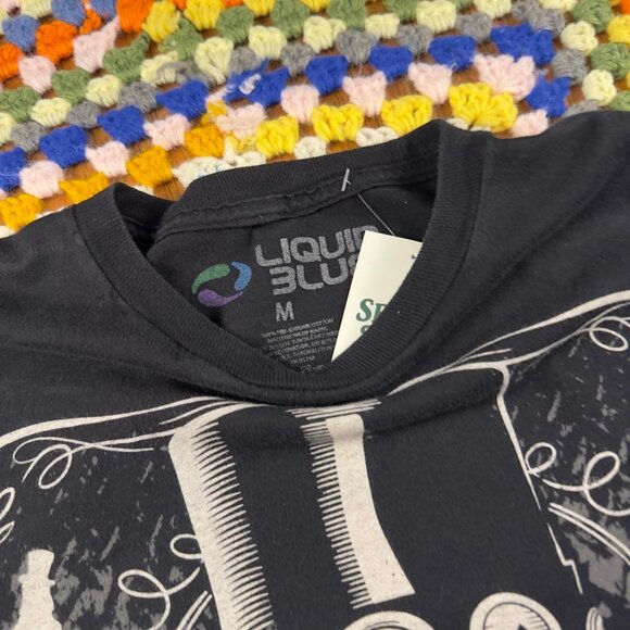 Vintage Liquid Blue Slash Guns N' Roses Graphic T-Shirt | Size Small - Picture 3 of 7